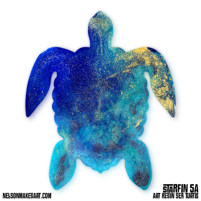 StarFins - Art Resin Sea Turtle Wall Art