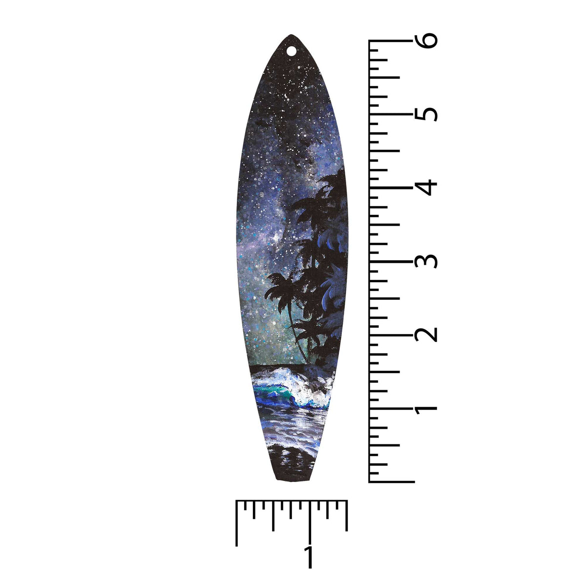 Big Island Surfboard Ornament #20A