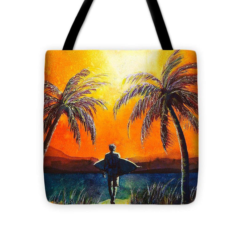 Sunset Surfer - Tote Bag