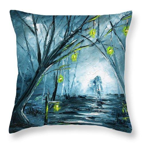 The Hollow Road - Throw Pillow