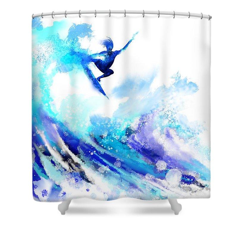 Time to Fly - Shower Curtain