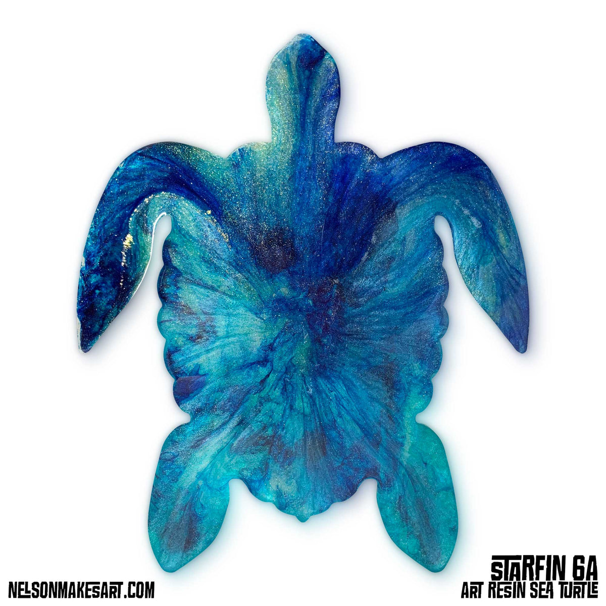StarFins - Art Resin Sea Turtle Wall Art